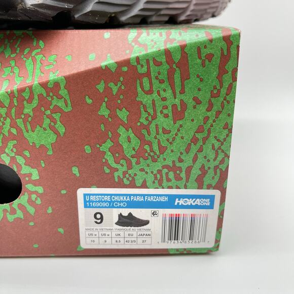 Hoka x Paria Farzaneh | Restore Chukka Sneakers in Chocolate Men's 9 Women's 10 - Picture 13 of 14